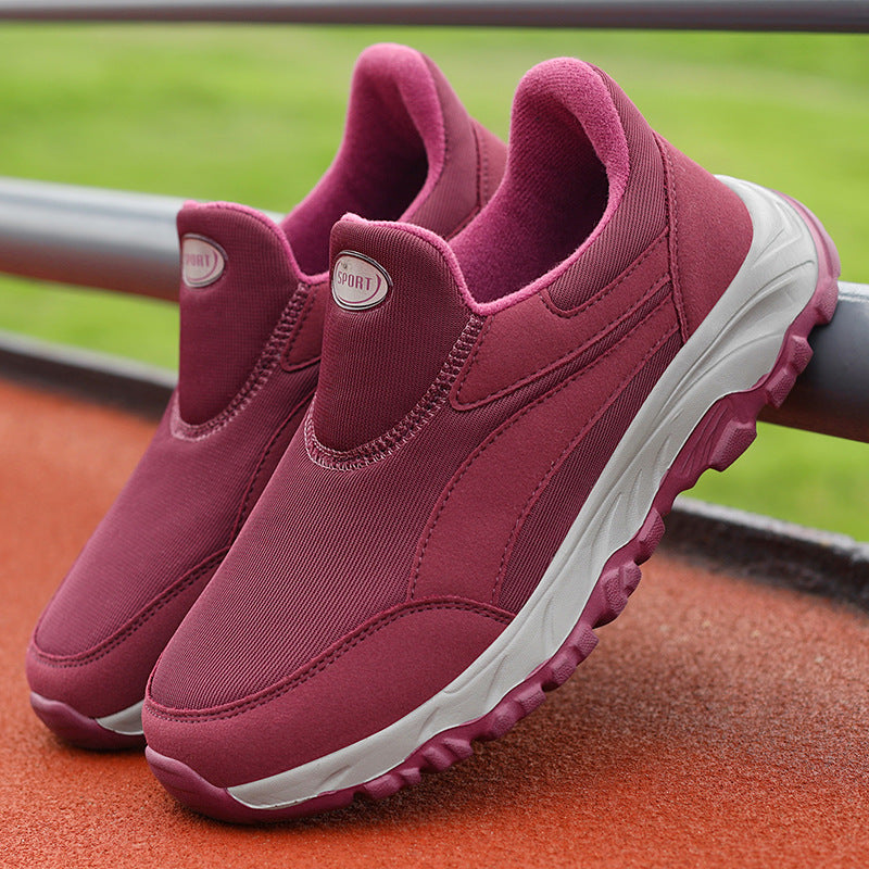 Damen Sportliche Slip-On Sneakers mit dämpfender Sohle R&B