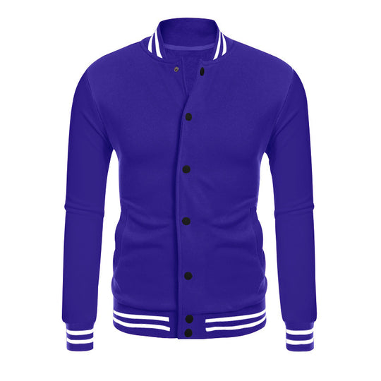 Herren Sportjacke mit kontrastierenden Bündchen und modernen Druckknöpfen R&B