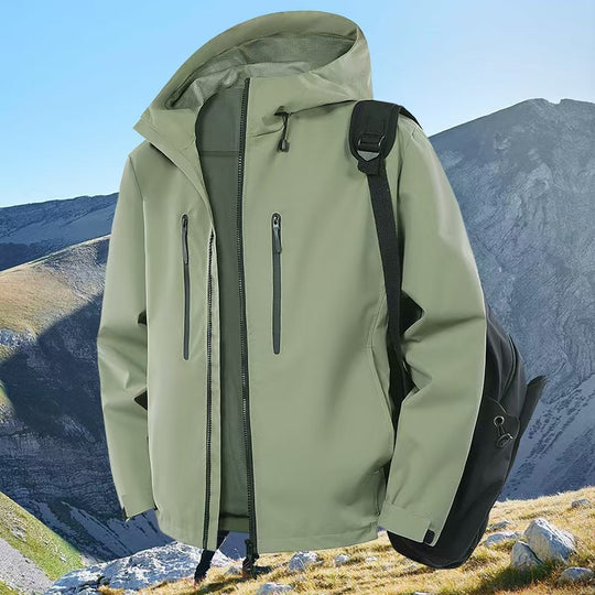 Damen Funktionsjacke mit wasserabweisendem Material und praktischen Reißverschlusstaschen R&B
