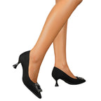 Damen Pumps mit stilvollem Dekor und komfortablem Absatz R&B