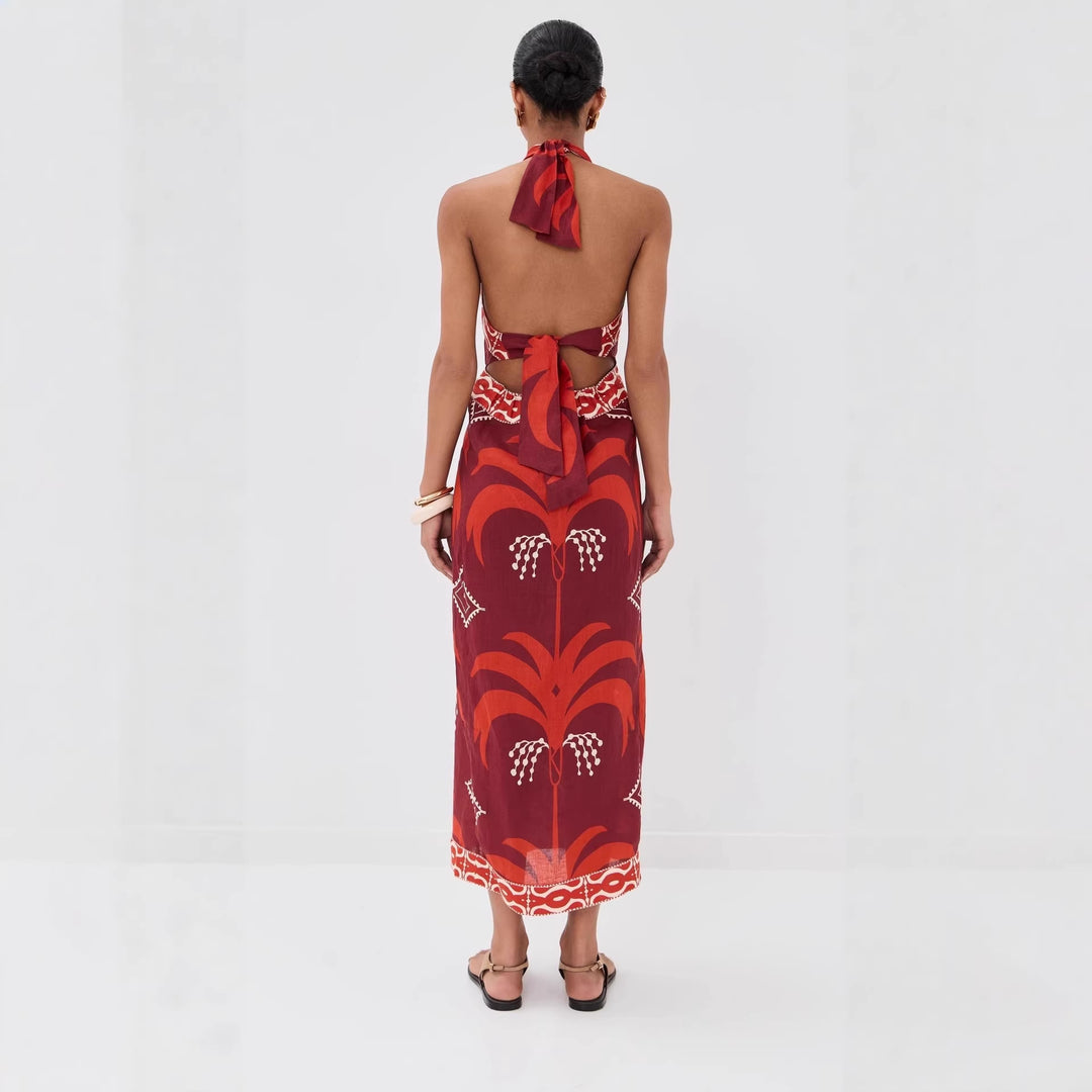 Damen Maxi-Kleid mit exklusivem Boho-Design R&B