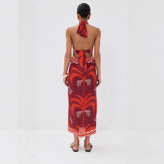 Damen Maxi-Kleid mit exklusivem Boho-Design R&B