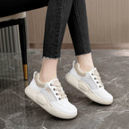 Damen sportliche Sneaker mit atmungsaktivem Obermaterial und bequemer Dämpfung R&B
