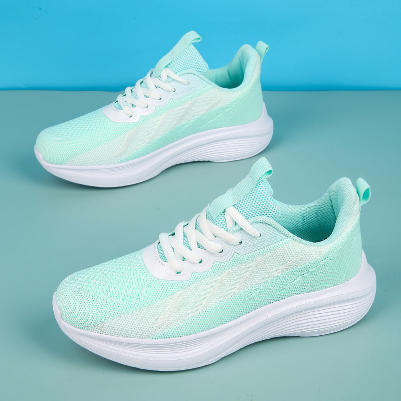 Damen Leichte und atmungsaktive Laufschuhe mit elastischem Obermaterial und flexibler Sohle R&B