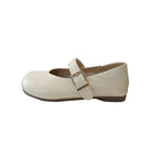 Damen Ballerinas mit modischem Riemchen und glänzender Oberfläche R&B