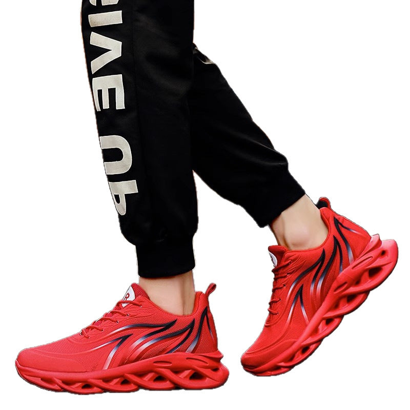 Damen Sportliche Laufschuhe mit atmungsaktiver Mesh-Konstruktion und innovativem Dämpfungssystem R&B