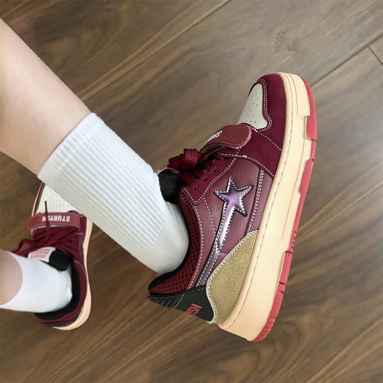 Damen Sportliche Sneakers mit strapazierfähigem Obermaterial und rutschfester Sohle