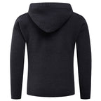 Herren Strickpullover mit hochabschließendem Kragen und Knopfdetails R&B