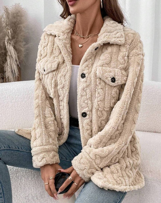 Damen Strickjacke mit strukturierter Oberfläche R&B