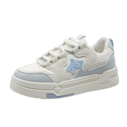Damen Sneakers mit glitzerndem Sternenapplikation und komfortabler Dämpfung R&B