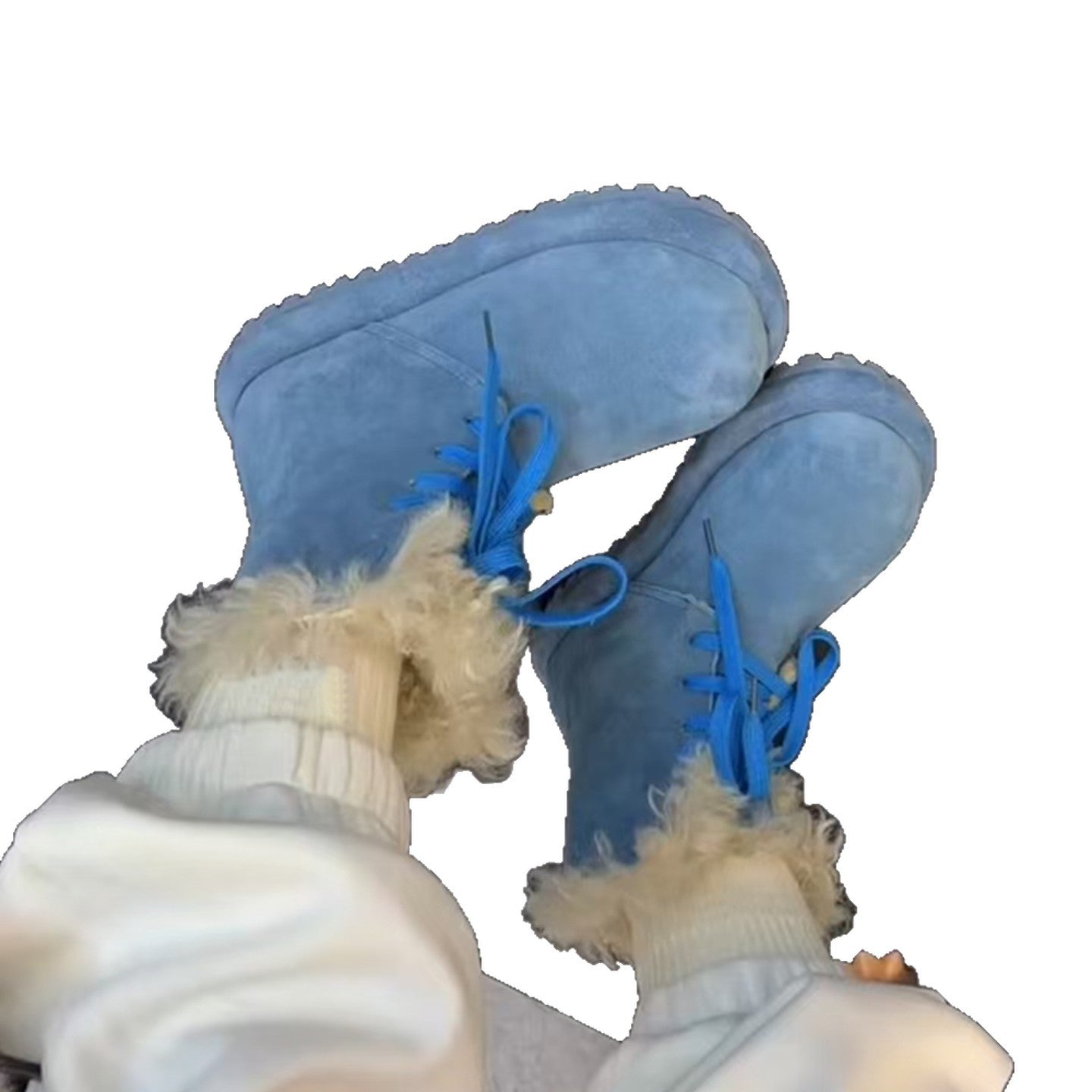 Damen Fleecegefütterte Winterboots mit rutschfester Sohle und modernem Design R&B