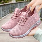 Damen leichtgewichtige Strick-Sneakers mit flexibler Sohle R&B