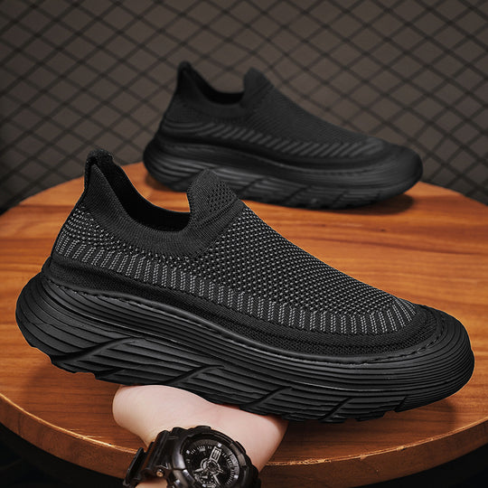 Damen Slip-On Sneakers mit atmungsaktiver Netzstruktur und flexiblem Sohlenprofil R&B