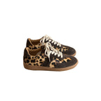 Damen modische Sneaker im zeitlosen Leo-Muster mit weichem Obermaterial