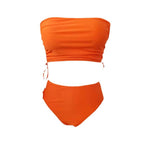Damen Bandeau-Bikini mit raffinierten Banddetails R&B