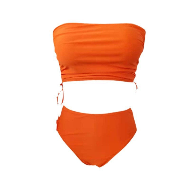 Damen Bandeau-Bikini mit raffinierten Banddetails R&B