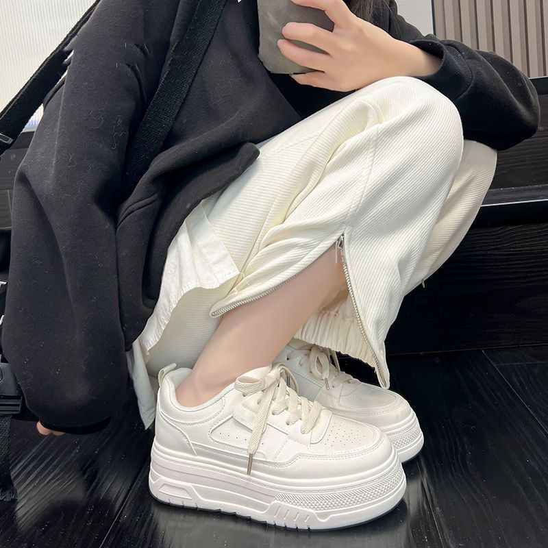 Damen Komfortable Sneakers mit dicker Sohle und atmungsaktivem Obermaterial R&B