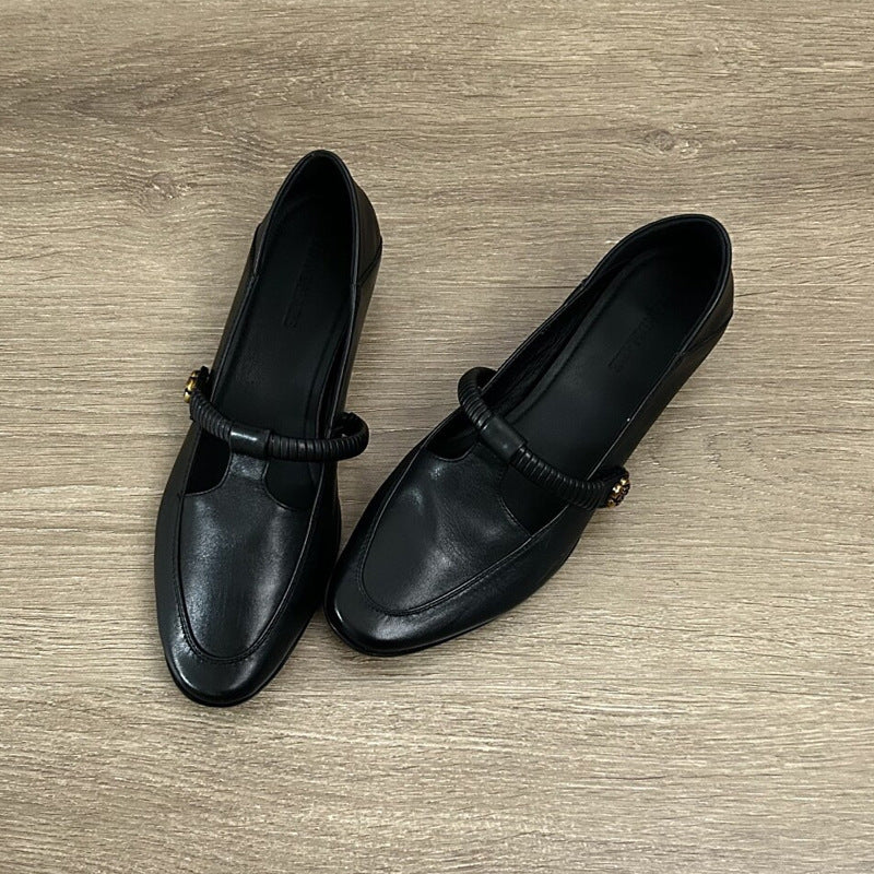 Damen Ballerinas mit modischem Riemendesign R&B