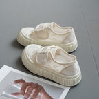 Damen Sneaker mit praktischem Klettverschluss und atmungsaktiver Obermaterialstruktur R&B