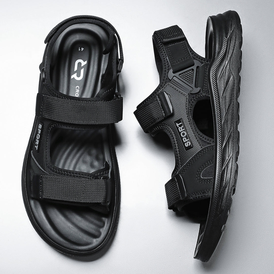 Damen Sportliche Sandalen mit verstellbaren Riemen und rutschfester Sohle R&B