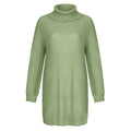 Damen Strickkleid mit hohem Kragen R&B