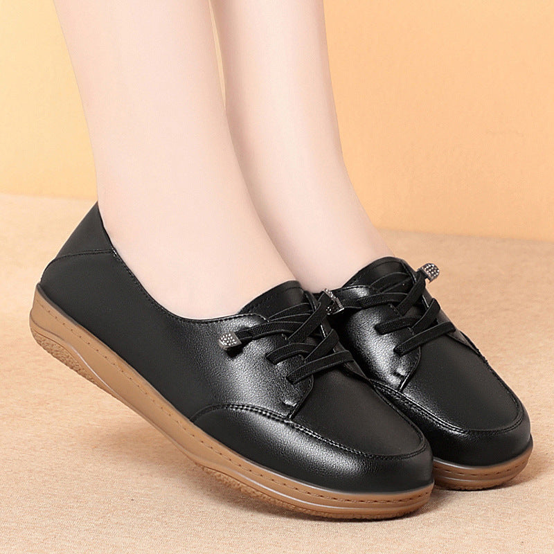 Damen Komfortable Sneaker mit elastischen Schnürsenkeln und atmungsaktivem Innenfutter R&B