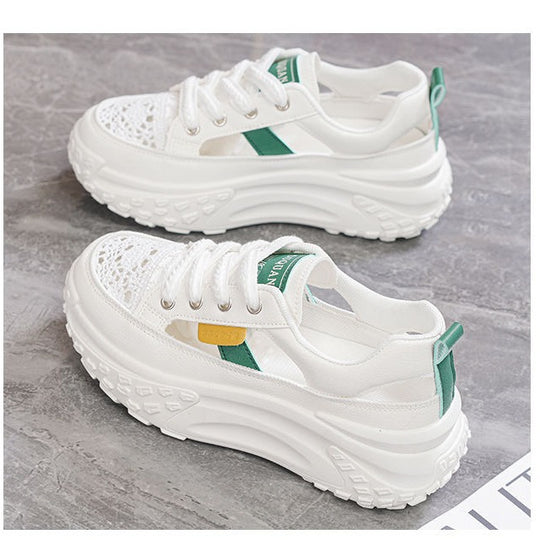 Damen Sportliche Sneaker mit luftiger Netzstruktur und extra hohem Komfort R&B