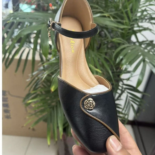 Damen Elegante Sling-Pumps mit komfortablem Fußbett und Schmuckdetail R&B