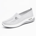 Damen Bequeme Slip-On Freizeitschuhe mit atmungsaktivem Strickoberteil R&B