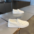 Damen Komfortable Slip-On Sneakers mit funkelnden Applikationen R&B