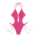 Damen Einteiliger Badeanzug mit raffiniertem Cut-Out-Design R&B