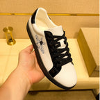 Damen modische Sneakers mit gestickter Bienenmuster und gepolsterter Innensohle R&B