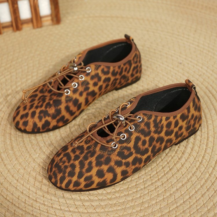 Damen modische Sneaker mit Leopardendruck R&B
