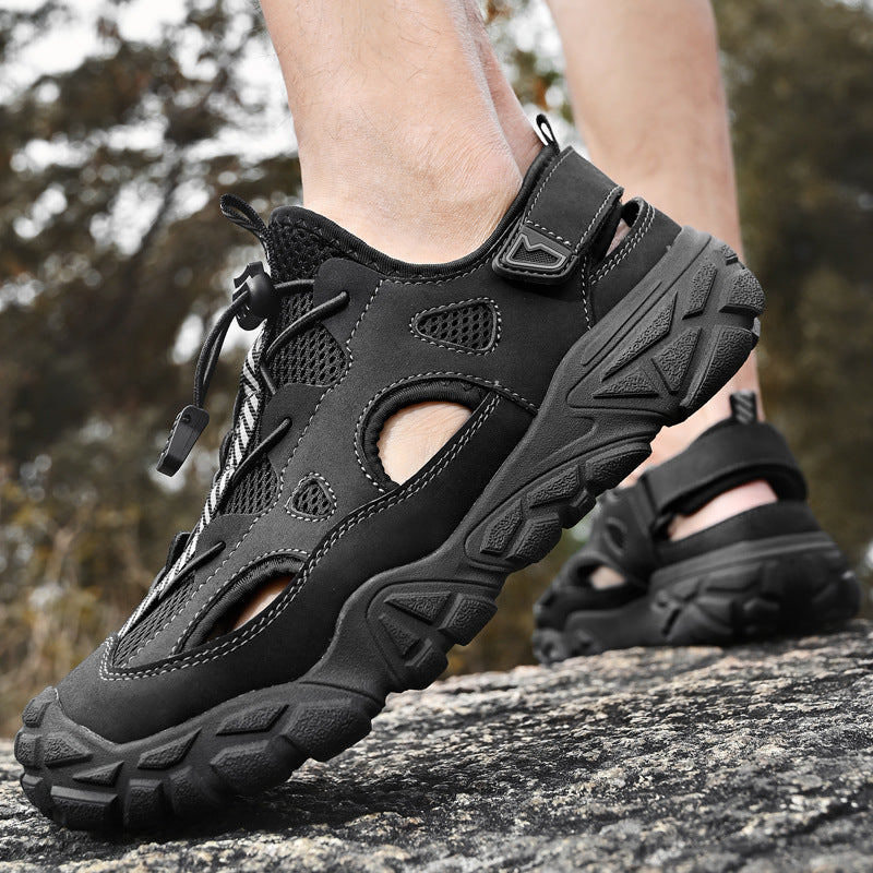 Damen Atmungsaktive Sport-Sandalen mit Anti-Rutsch-Sohle und Verstellbarem Schnellschnürsystem R&B