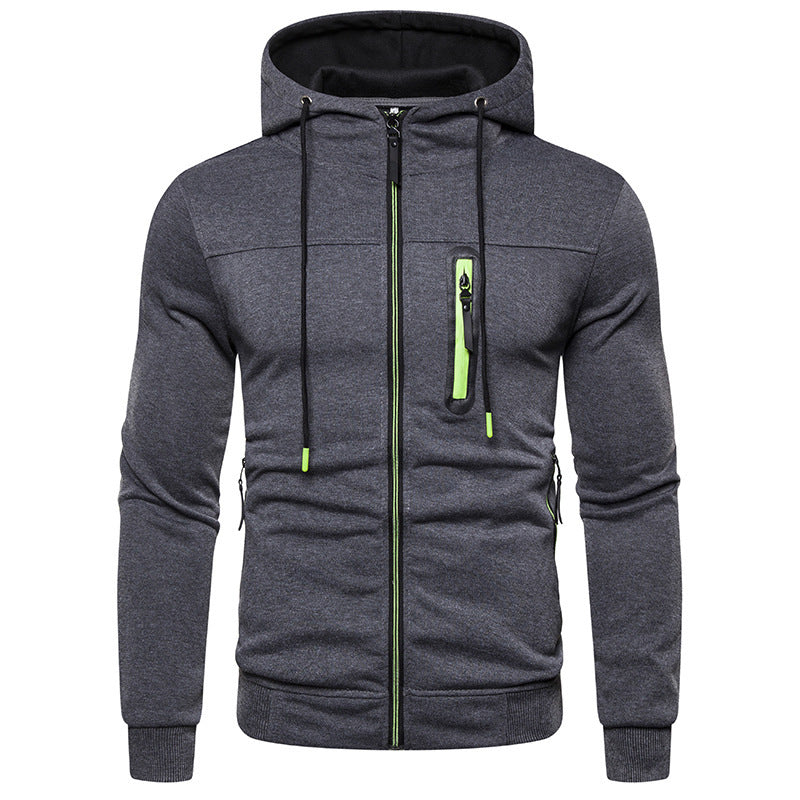 Damen Sportliche Kapuzenjacke mit praktischen Taschen und stylischen Reißverschluss R&B