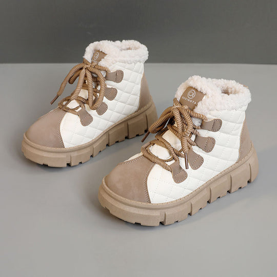 Damen Winterliche Sneakers mit robuster Profilsohle und kuscheligem Innenfutter R&B