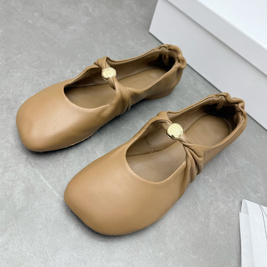 Damen Bequeme Ballerinas mit modischem Knoten-Detail R&B