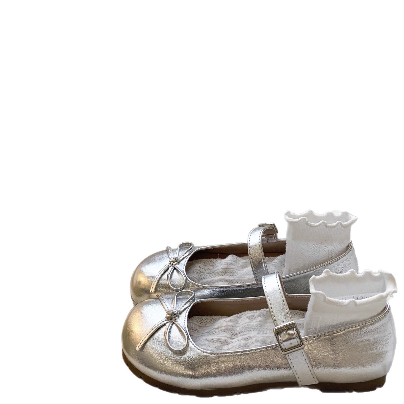 Damen Ballerinas mit dekorativer Schleifenapplikation und robustem Fußbett R&B