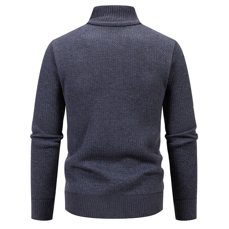 Herren Steppjacke mit hohem Kragen und praktischen Taschen
