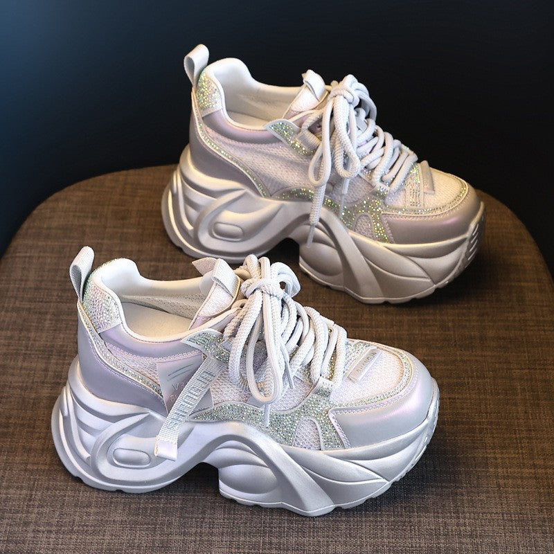 Damen Chunky Sneakers mit futuristischem Design und atmungsaktivem Obermaterial R&B