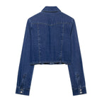 Damen Jeansjacke im lässigen Cropped-Stil R&B