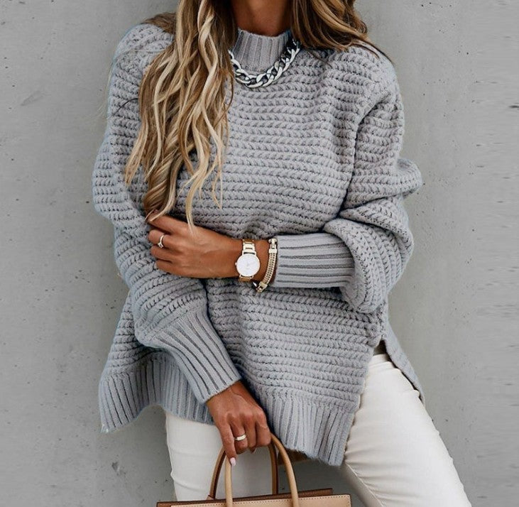 Damen Oversized Pullover mit strukturiertem Strick R&B