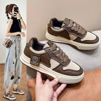 Damen Sportliche Sneaker mit dicker Sohle und atmungsaktivem Obermaterial R&B