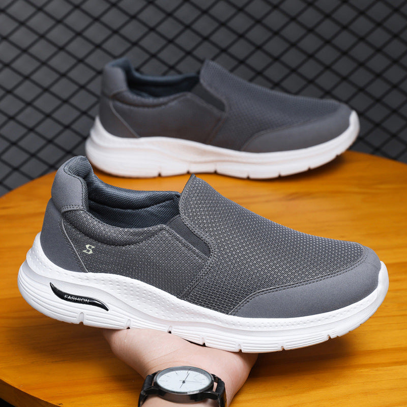 Damen Bequeme Slip-On Sneakers mit atmungsaktivem Obermaterial und dämpfender Laufsohle R&B