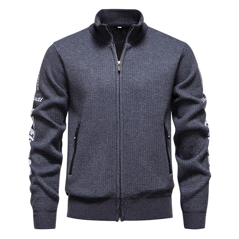 Herren Steppjacke mit hohem Kragen und praktischen Taschen R&B