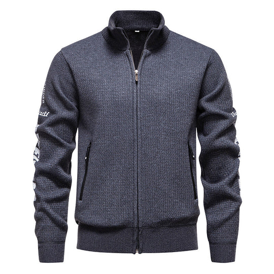 Herren Steppjacke mit hohem Kragen und praktischen Taschen R&B
