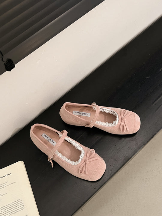 Damen elegante Ballerinas mit zartem Schleifen-Detail und hochwertigem Innenfutter R&B