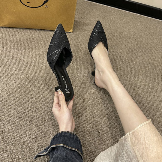Damen elegante Slingback-Pumps mit schickem spitz zulaufendem Design R&B