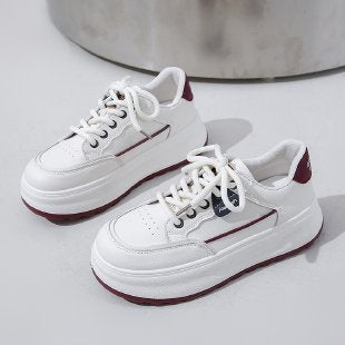 Damen Hochwertige Sportliche Plateau-Sneaker R&B