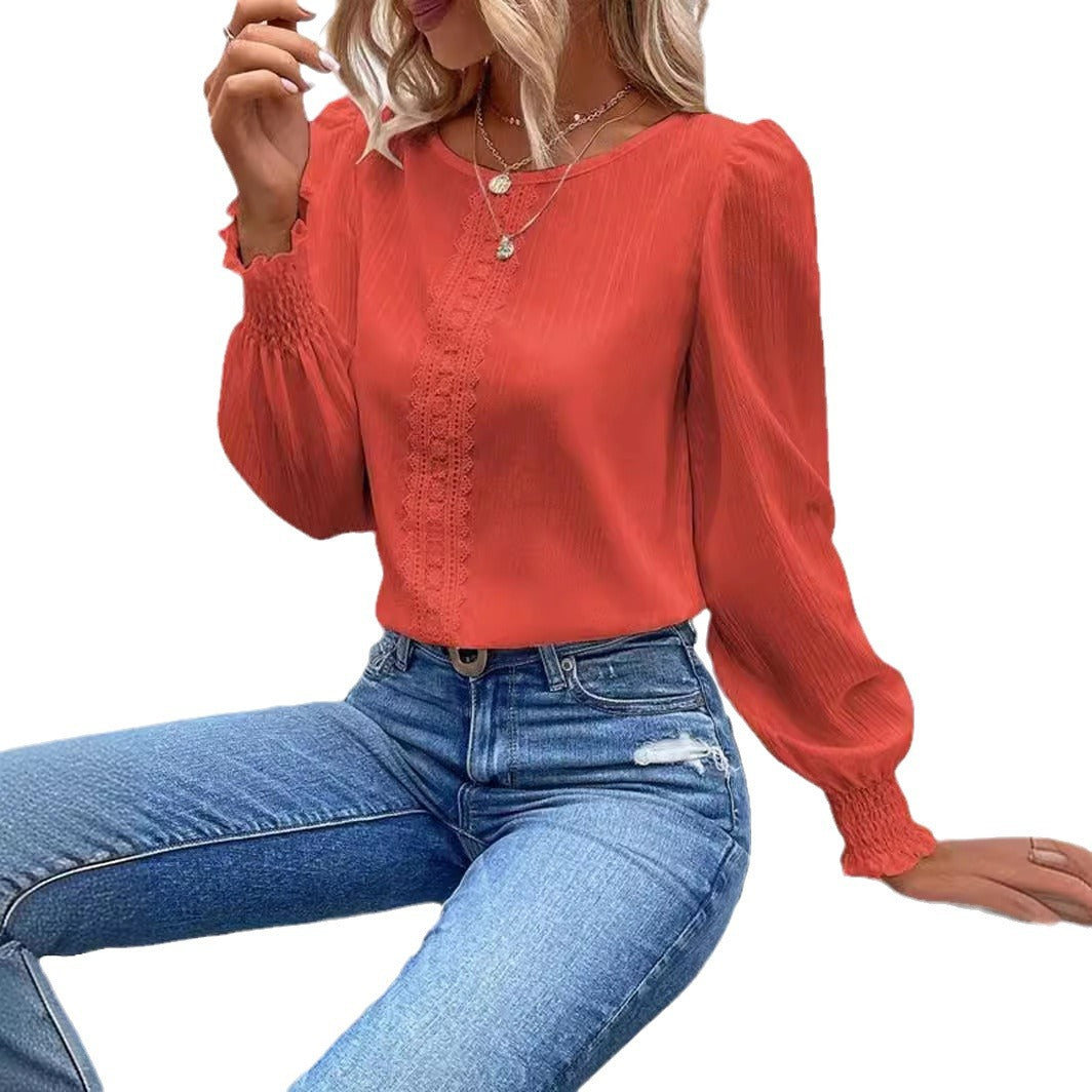 Damen Elegantes und luftiges Blusenshirt R&B